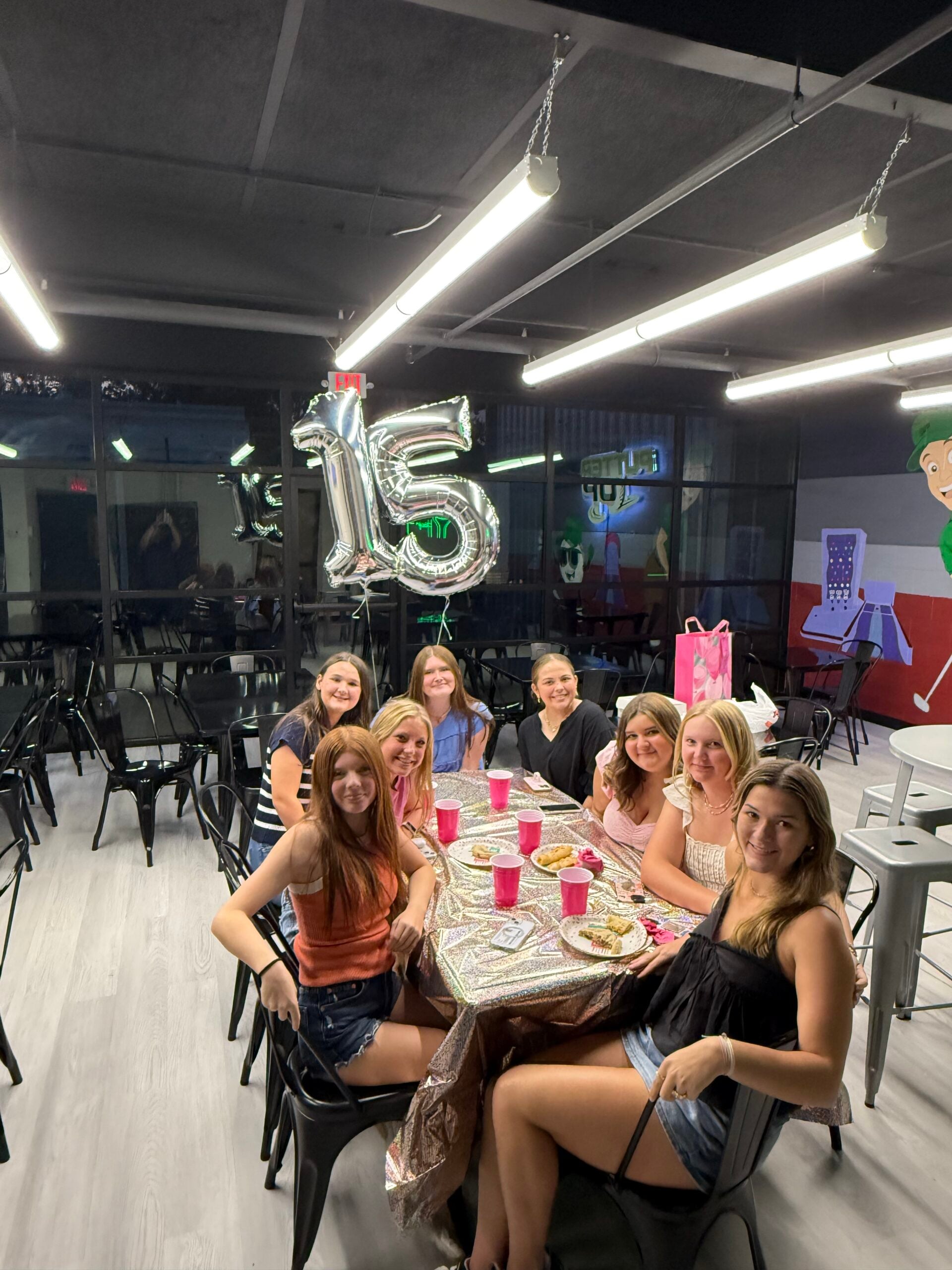 Birthday party at Putter Up