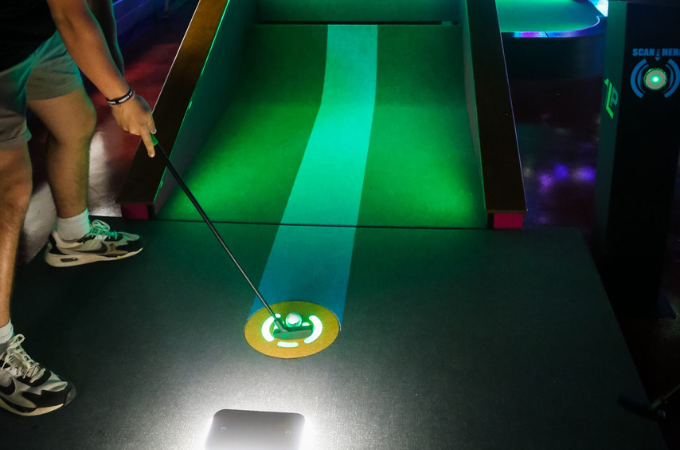 Mini putt course at Putter Up Pelham AL