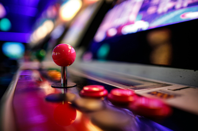 Arcade game room at Putter Up near Birmingham AL